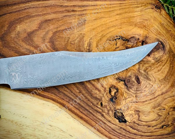 Handmade Damascus Hunting Knife Stag Horn Handle, Anniversary Gift Groomsmen Gift for Dad Gift for Husband Gift for boy - Image 4