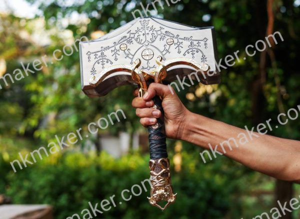 Vikings Hammer, God of War Thor Hammer, God of War Ragnarok, God of War Hammer, God of War Christmas Gift, Gift for God of War Hammer Lover