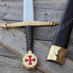 Templar Knights Battle Ready Sword - Hand-Forged 1095 Steel
