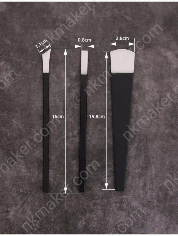 3 pieces-Leather paring knife - Image 5