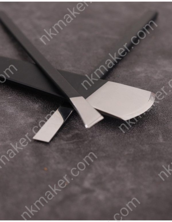 3 pieces-Leather paring knife - Image 4