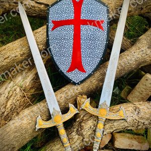 Authentic Medieval Swords and Shield