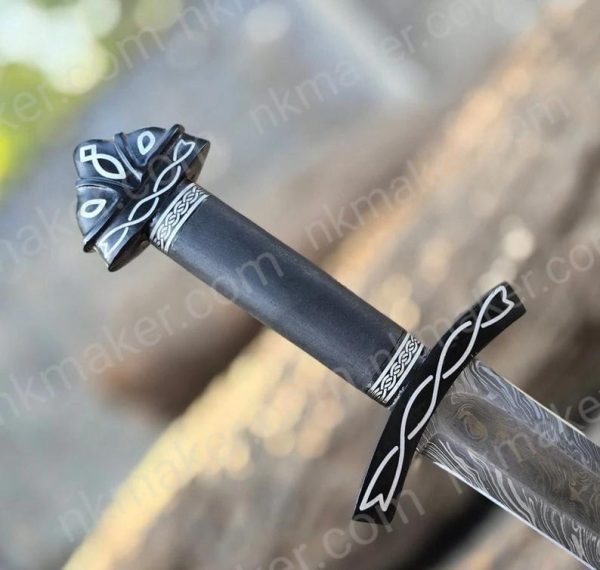 Handmade Viking Sword Hunting Sword With Leather Sheath Gift For Him.  More details PM? - Image 5