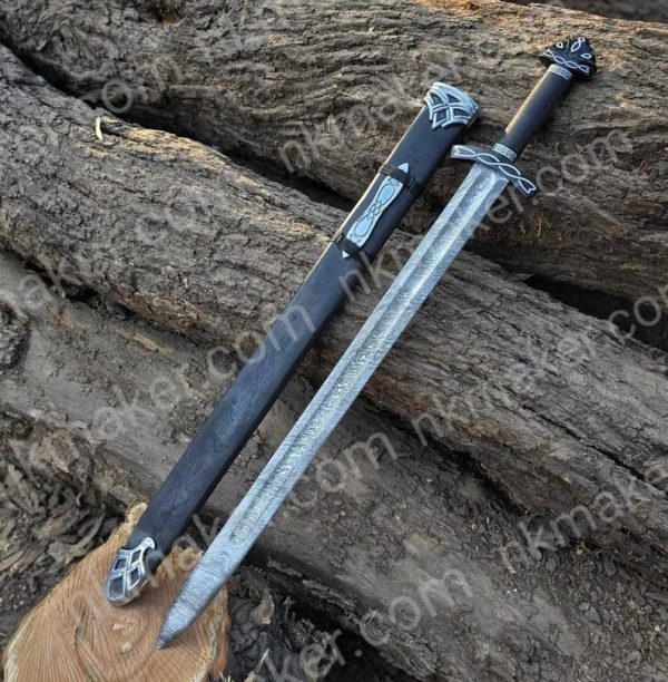 Handmade Viking Sword Hunting Sword With Leather Sheath Gift For Him.  More details PM? - Image 2