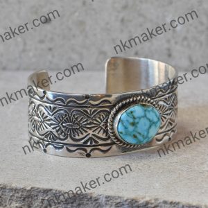 Nevada Turquoise Cuff Bracelet.