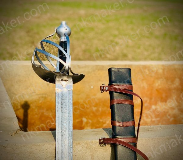 A FINE AND RARE ENGLiSH BROADSWORD C.1640 - Image 2