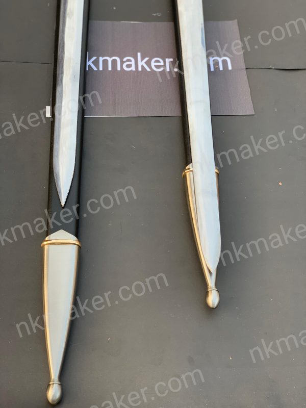 Handmade Templar Knight Sword, Wedding Sword, Holy Damascus Long Sword, Ornate Damascus Steel Sword, Medieval Sword, Christmas Gift for Him. More details PM? - Image 9