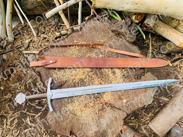 Handmade Knights Templar Crusader Sword: Medieval Collectible Replica Fantasy Anime Sword Gift For Boyfriend More details PM? - Image 3
