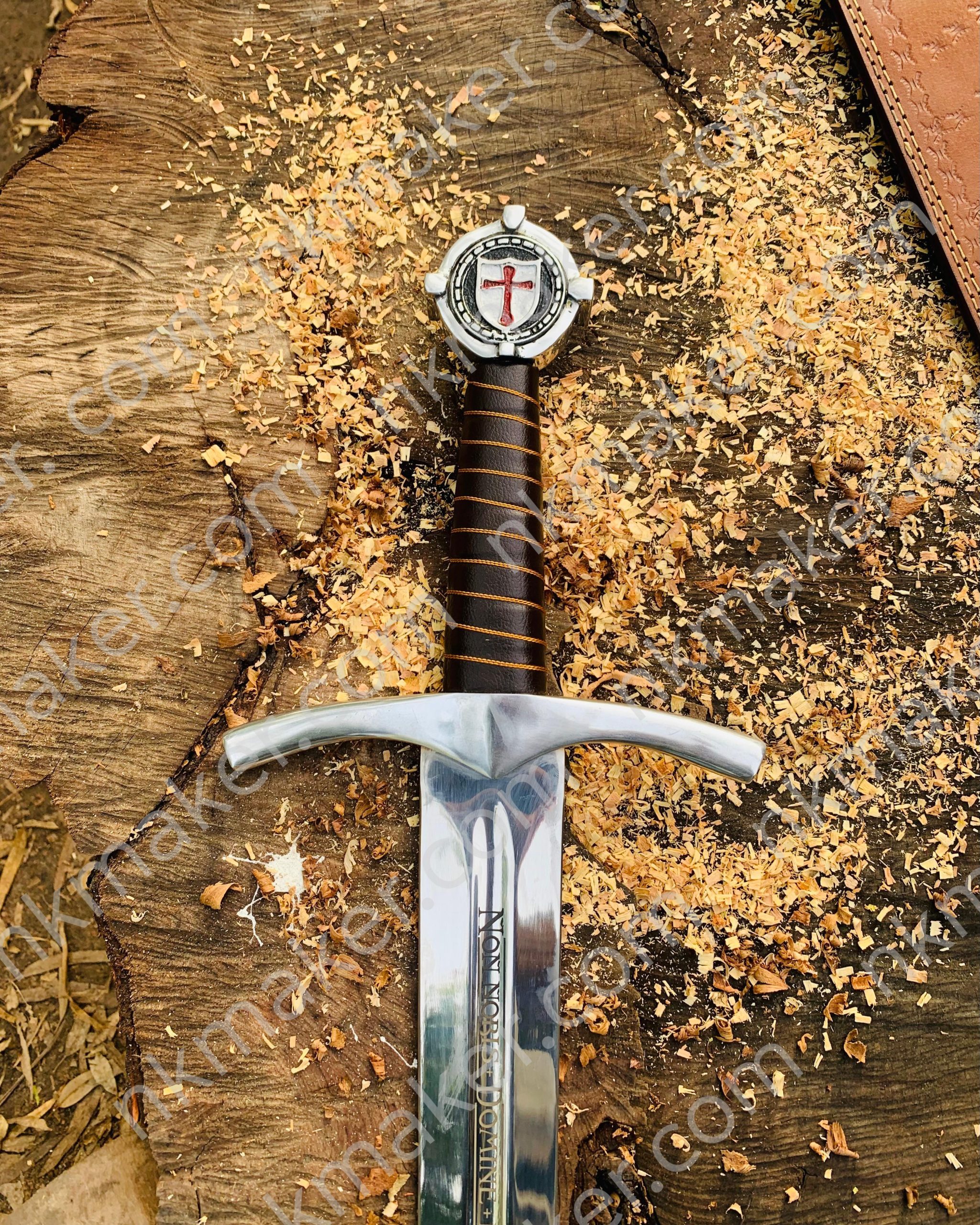 Handmade Knights Templar Crusader Sword: Medieval Collectible Replica Fantasy Anime Sword Gift For Boyfriend More details PM? - Image 5
