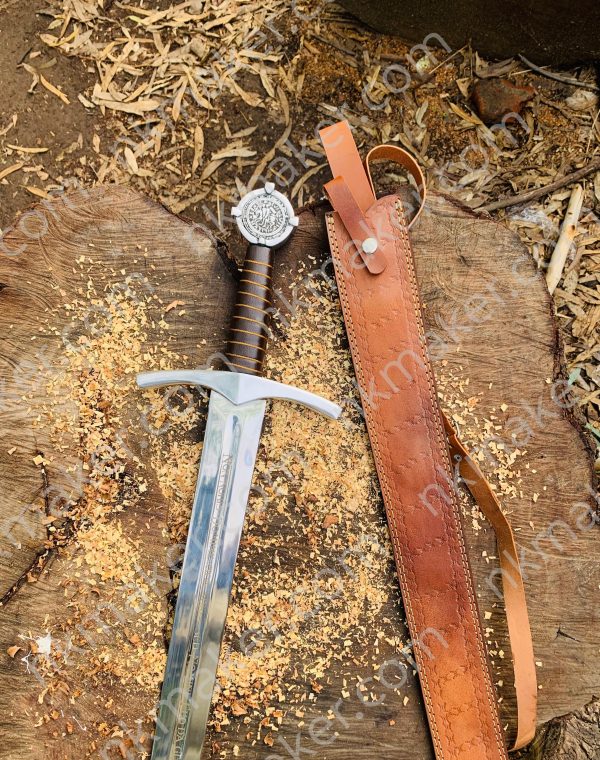 Handmade Knights Templar Crusader Sword: Medieval Collectible Replica Fantasy Anime Sword Gift For Boyfriend More details PM? - Image 6
