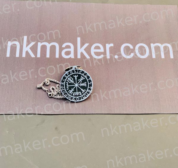 “Viking Vegvisir Compass Pendant & Ring Set – Norse Protection Symbol Jewelry for Men” More details PM? - Image 2
