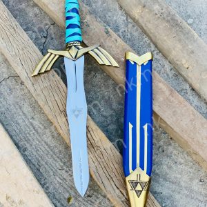 CUSTOM Hand Forged Stainless Steel The LEGEND of ZELDA Dagger, Skyward Link's Master Dagger with Scabbard-Costume Armor Best Gift for Him.  More Details PM?