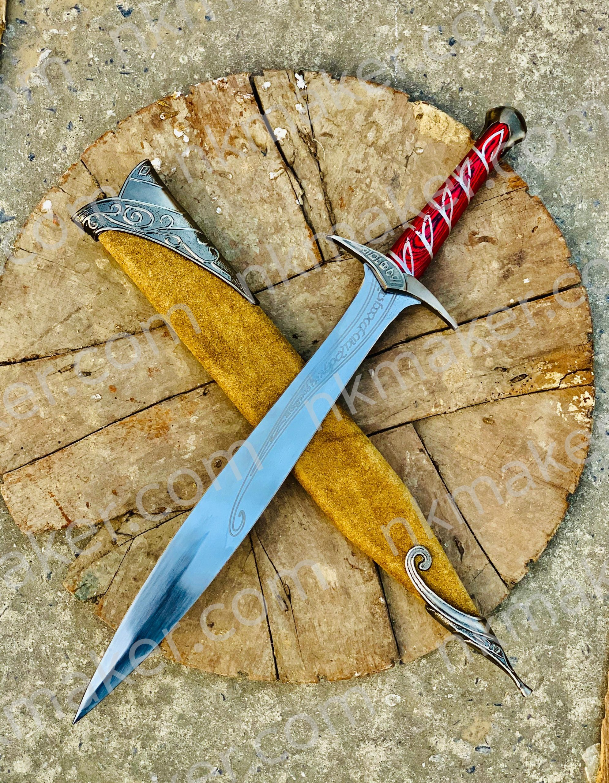 Handmade Fantasy Short Sword - Medieval Cosplay Sword Replica -Personalized Christmas gift for boyfriend. More details PM? - Image 2