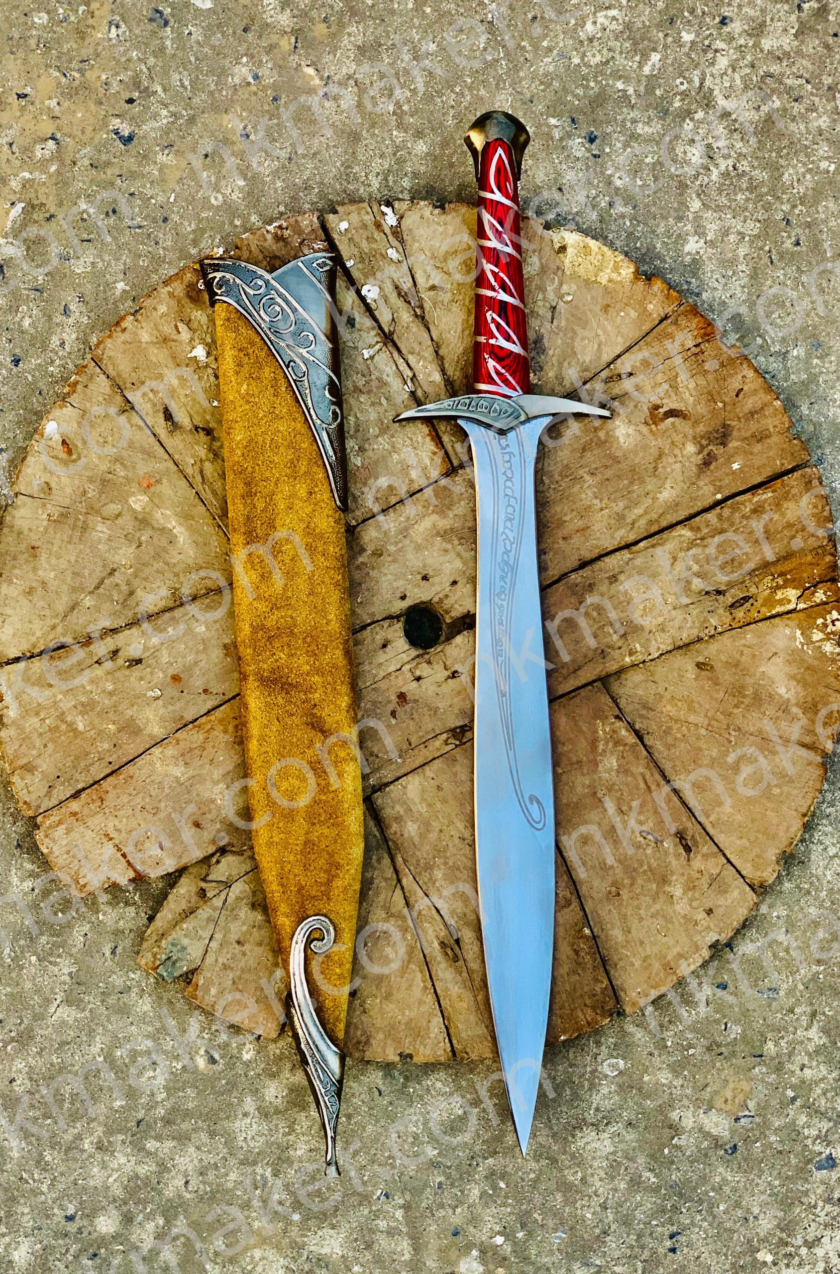 Handmade Fantasy Short Sword - Medieval Cosplay Sword Replica -Personalized Christmas gift for boyfriend. More details PM? - Image 3