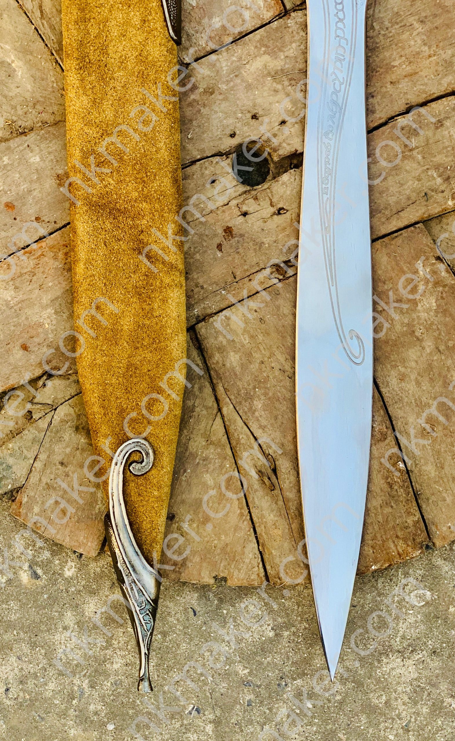 Handmade Fantasy Short Sword - Medieval Cosplay Sword Replica -Personalized Christmas gift for boyfriend. More details PM? - Image 5