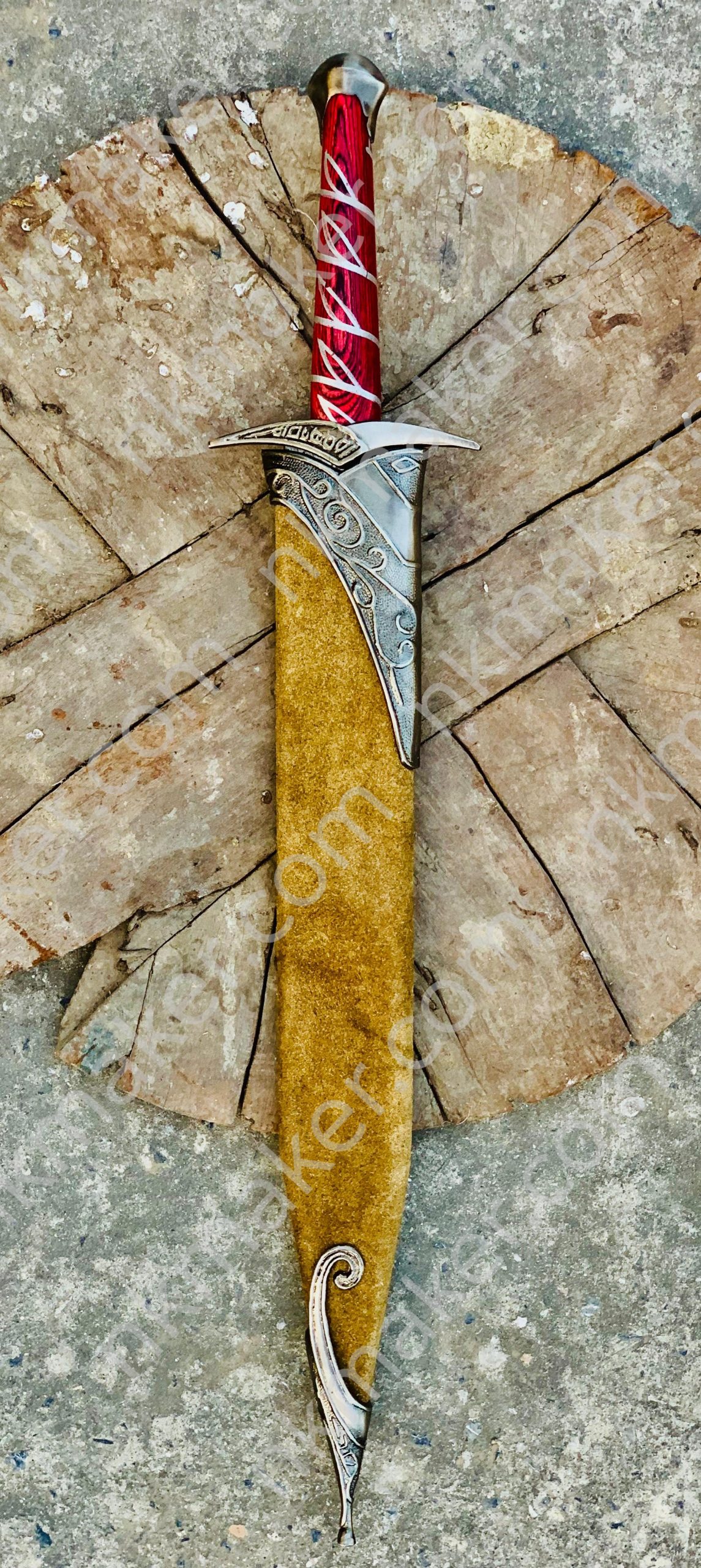 Handmade Fantasy Short Sword - Medieval Cosplay Sword Replica -Personalized Christmas gift for boyfriend. More details PM? - Image 7