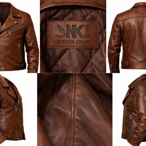 NK Leather Craft – Handmade Premium Leather Jacket (Black & Brown) More info PM?