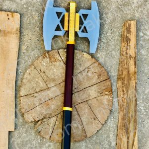 Gimli Battle Axe, Handmade Replica From Lord Of Rings (LOTR) Silver Edition, Double Head Gimli Battle Axe. More details PM?