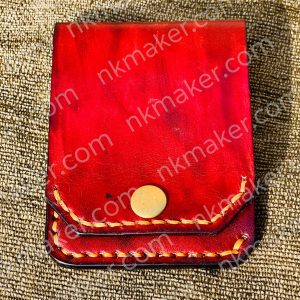 Handmade Premium Red Leather Wallet | Minimal & Durable Design.  More details PM?