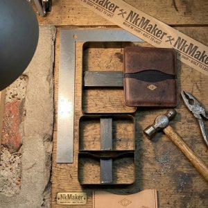 Custom Leather Wallet Die | Handmade Steel Cutting Die by NKMaker