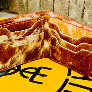 Handcrafted Premium Hair-on-Hide Leather Wallet