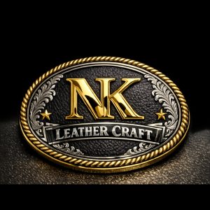 Custom Brass Belt Buckle with Your Brand Logo