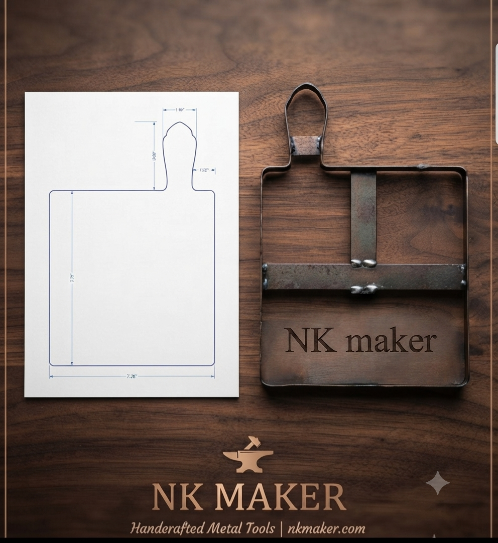 Handcrafted Custom Leather Cutting Die | Precision Steel Clicker Die | Custom Pattern Available